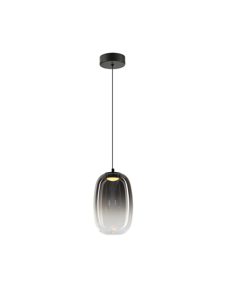 Single pendant lamps - Milagro VASO 3 SMOKED 4W pendant lamp ML1403 - product kolory-swiatla.pl 1