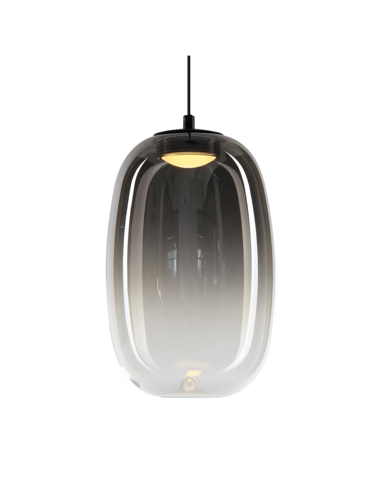 Single pendant lamps - Milagro VASO 3 SMOKED 4W pendant lamp ML1403 - product kolory-swiatla.pl 2