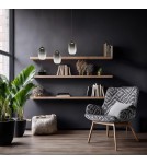 Single pendant lamps - Milagro VASO 3 SMOKED 4W pendant lamp ML1403 - product 4