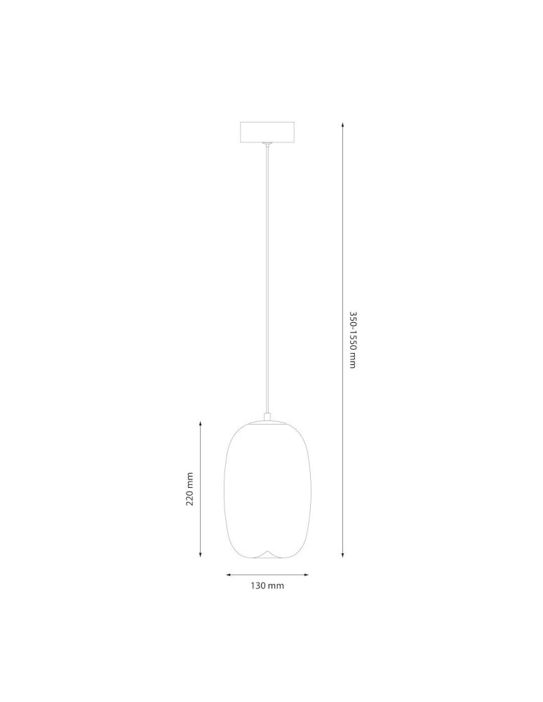 Single pendant lamps - Milagro VASO 3 SMOKED 4W pendant lamp ML1403 - product kolory-swiatla.pl 5