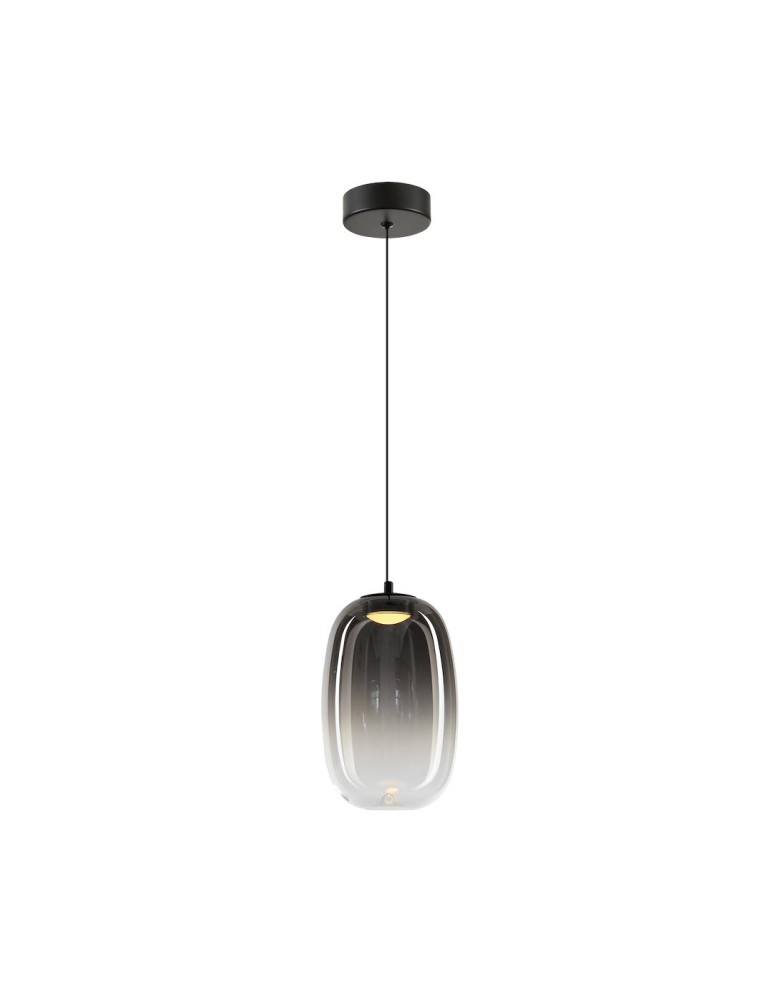 Single pendant lamps - Milagro VASO 3 SMOKED 4W pendant lamp ML1403 - product kolory-swiatla.pl 6
