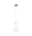 Single pendant lamps - Milagro VASO 3 WHITE 4W pendant lamp ML1404 - product 1