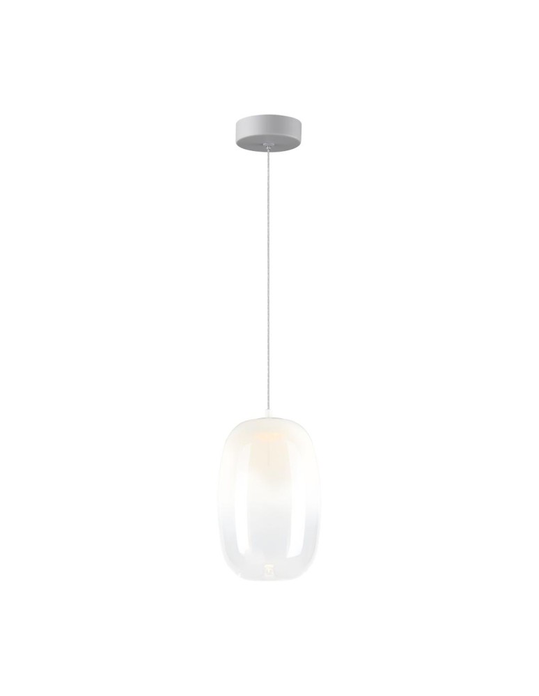 Single pendant lamps - Milagro VASO 3 WHITE 4W pendant lamp ML1404 - product kolory-swiatla.pl 6