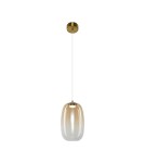 Single pendant lamps - Milagro VASO 3 AMBER 4W pendant lamp ML1405 - product 1