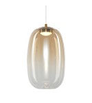 Single pendant lamps - Milagro VASO 3 AMBER 4W pendant lamp ML1405 - product 2