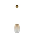 Single pendant lamps - Milagro VASO 3 AMBER 4W pendant lamp ML1405 - product 6