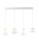 Pendant lamps on a strip - Milagro VASO WHITE 15W pendant lamp ML1406 - product 1