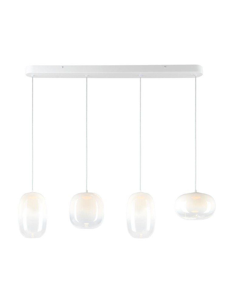 Pendant lamps on a strip - Milagro VASO WHITE 15W pendant lamp ML1406 - product kolory-swiatla.pl 1
