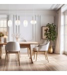 Pendant lamps on a strip - Milagro VASO WHITE 15W pendant lamp ML1406 - product 4