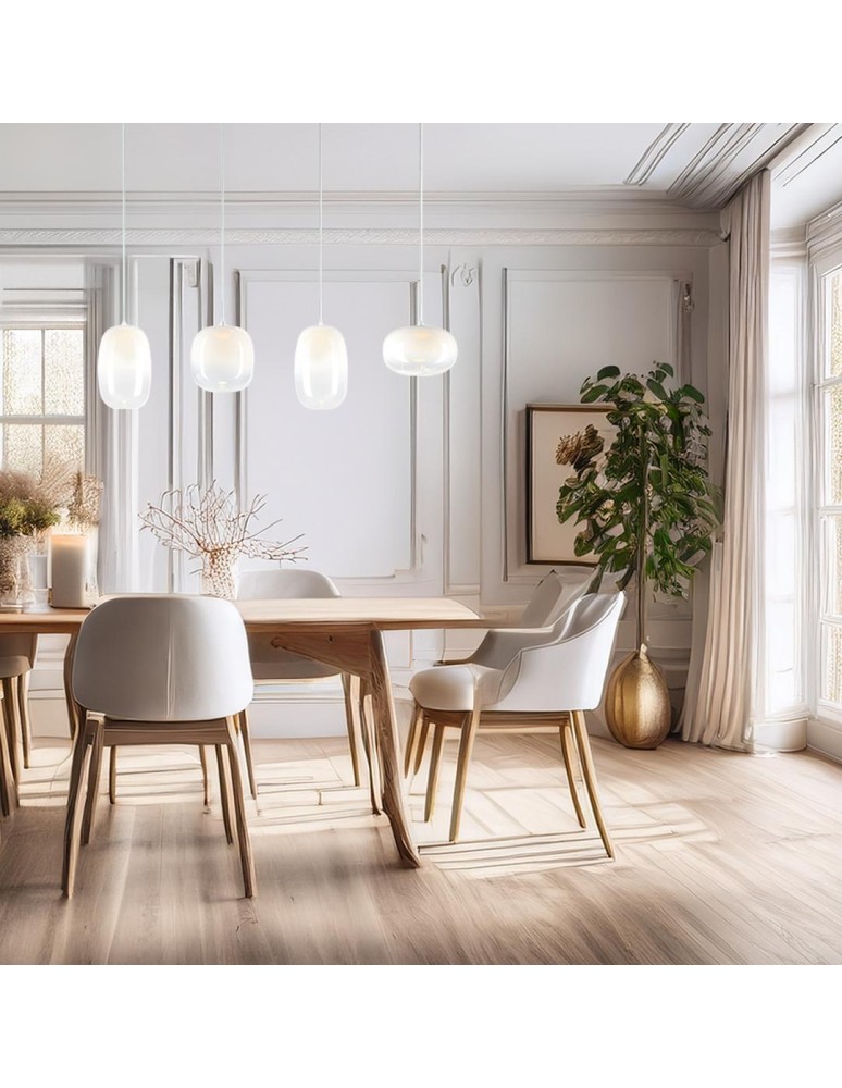 Pendant lamps on a strip - Milagro VASO WHITE 15W pendant lamp ML1406 - product kolory-swiatla.pl 4