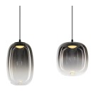 Pendant lamps on a strip - Milagro VASO SMOKED 15W pendant lamp ML1407 - product 2