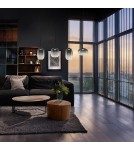 Pendant lamps on a strip - Milagro VASO SMOKED 15W pendant lamp ML1407 - product 4