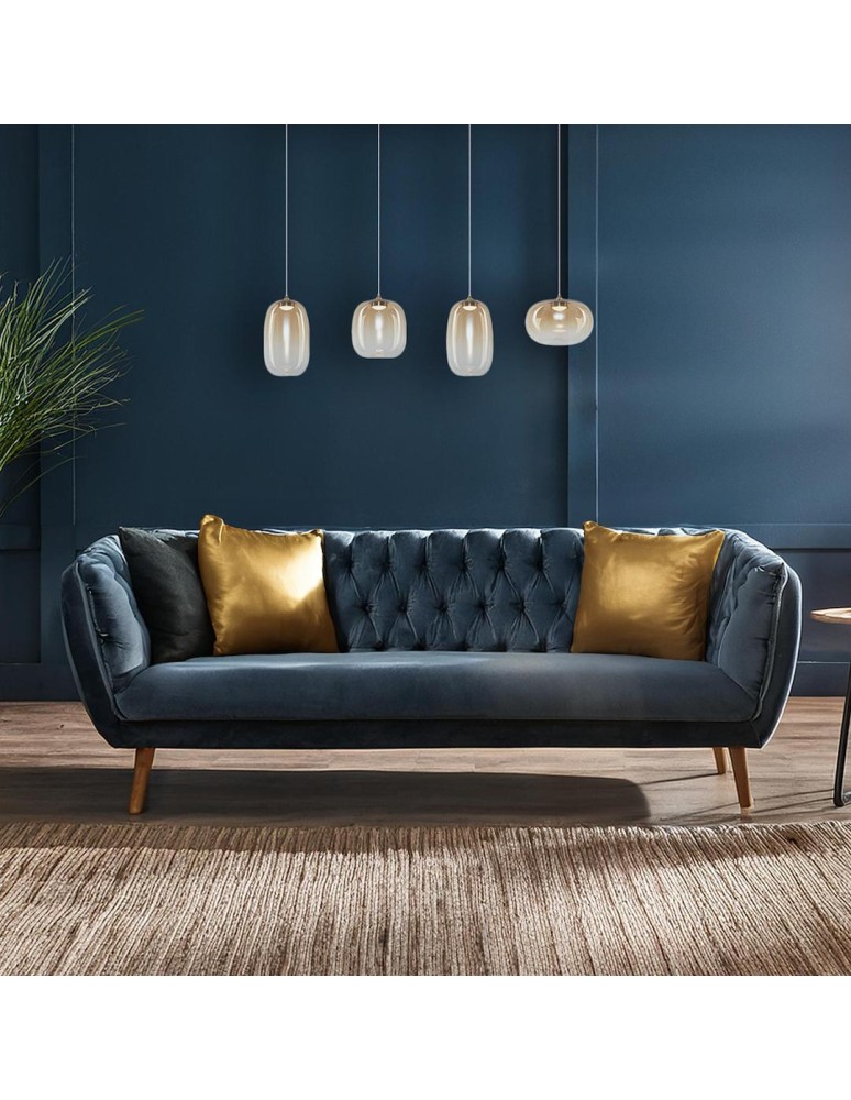 Pendant lamps on a strip - Milagro VASO AMBER 15W pendant lamp ML1408 - product kolory-swiatla.pl 3