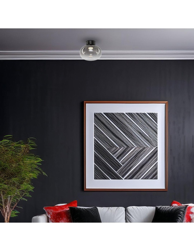 Scandinavian style ceiling lamps - Milagro VASO SMOKED 4W ceiling lamp ML1409 - product kolory-swiatla.pl 3