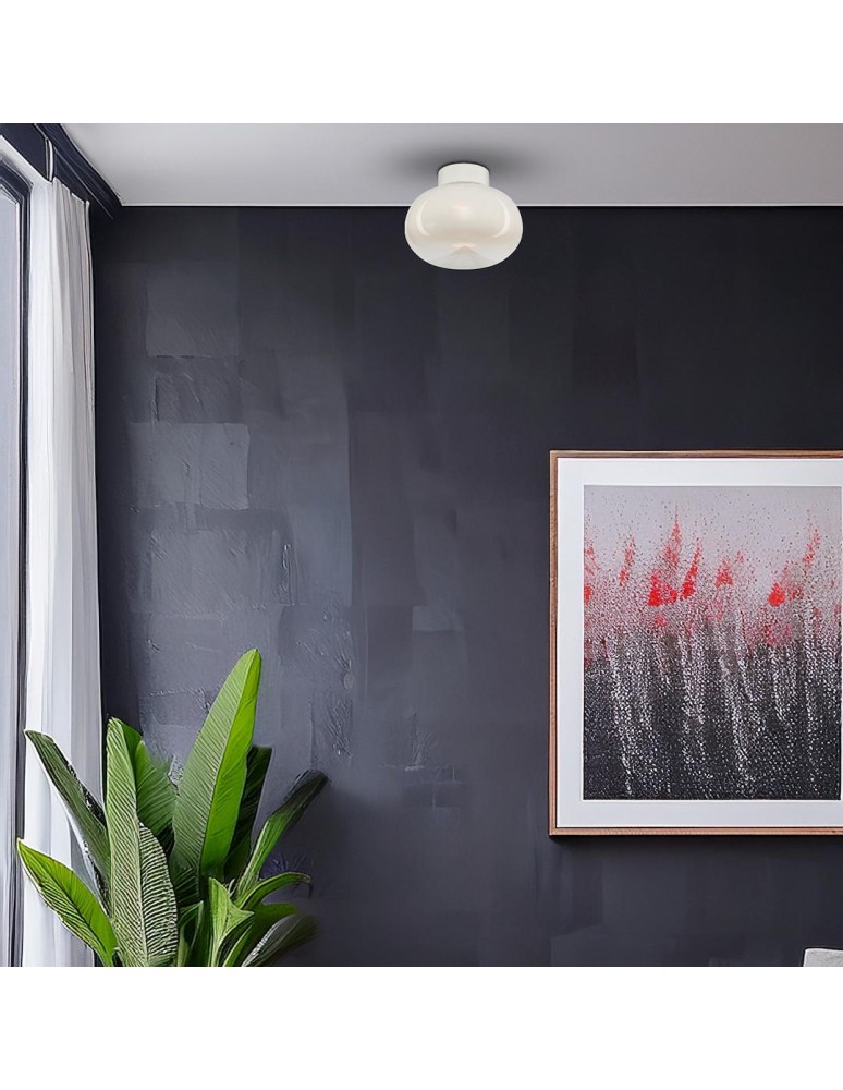 Scandinavian style ceiling lamps - Milagro VASO WHITE 4W ceiling lamp ML1410 - product kolory-swiatla.pl 4