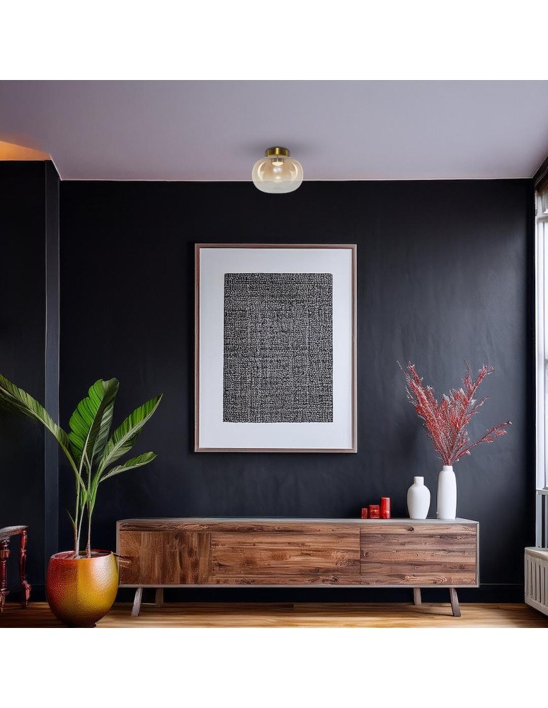 Scandinavian style ceiling lamps - Milagro VASO AMBER 4W ceiling lamp ML1411 - product kolory-swiatla.pl 3