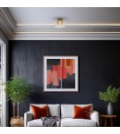 Scandinavian style ceiling lamps - Milagro VASO AMBER 4W ceiling lamp ML1411 - product 4