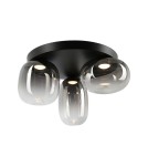 Scandinavian style ceiling lamps - Milagro VASO SMOKED 12W ceiling lamp ML1412 - product 6