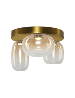 Milagro VASO AMBER 12W ceiling lamp ML1414