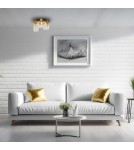 Scandinavian style ceiling lamps - Milagro VASO AMBER 12W ceiling lamp ML1414 - product 3