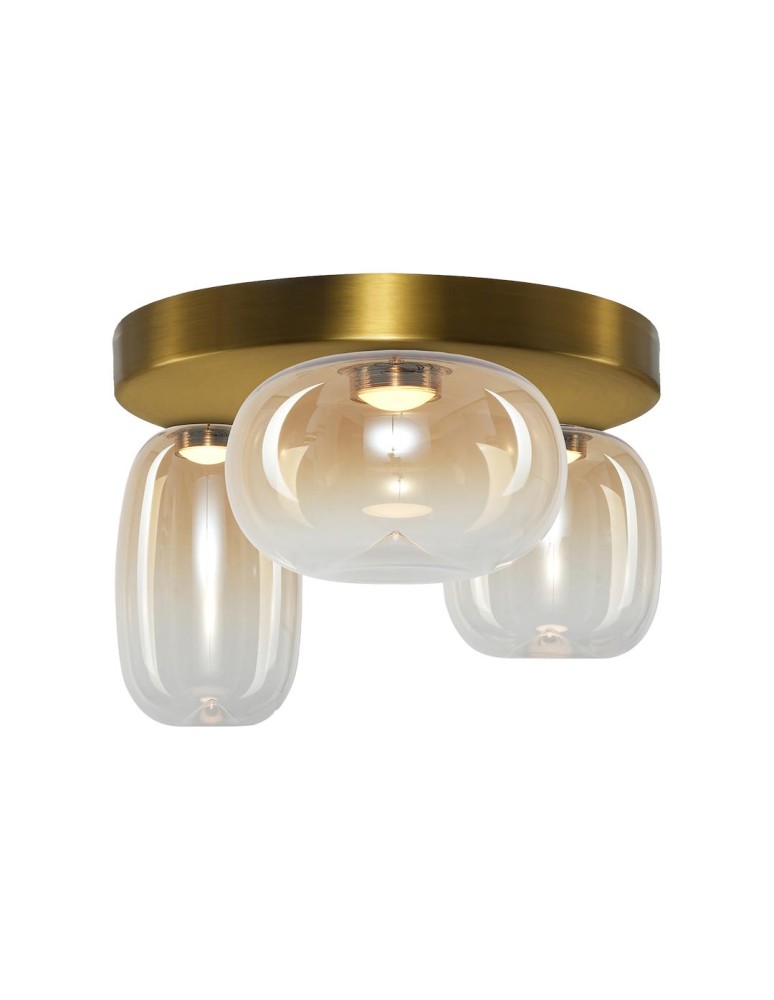 Scandinavian style ceiling lamps - Milagro VASO AMBER 12W ceiling lamp ML1414 - product kolory-swiatla.pl 6