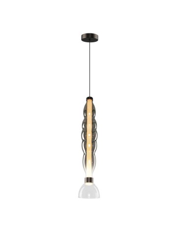 Milagro LUCCO smoked 18W pendant lamp ML1415