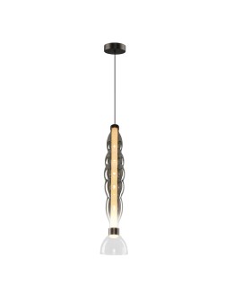 Milagro LUCCO smoked 18W pendant lamp ML1415