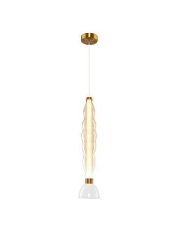 Milagro LUCCO amber 18W pendant lamp ML1416