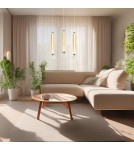 Single pendant lamps - Milagro LUCCO amber 18W pendant lamp ML1416 - product 4