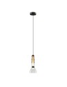 Milagro LUCCO smoked 13W pendant lamp ML1417