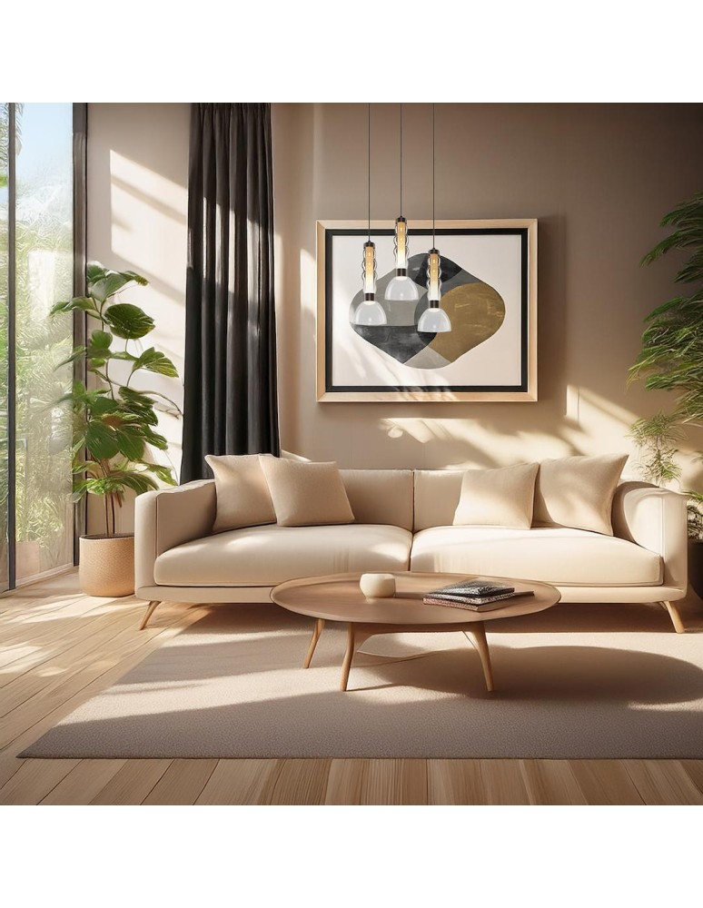 Single pendant lamps - Milagro LUCCO smoked 13W pendant lamp ML1417 - product kolory-swiatla.pl 4