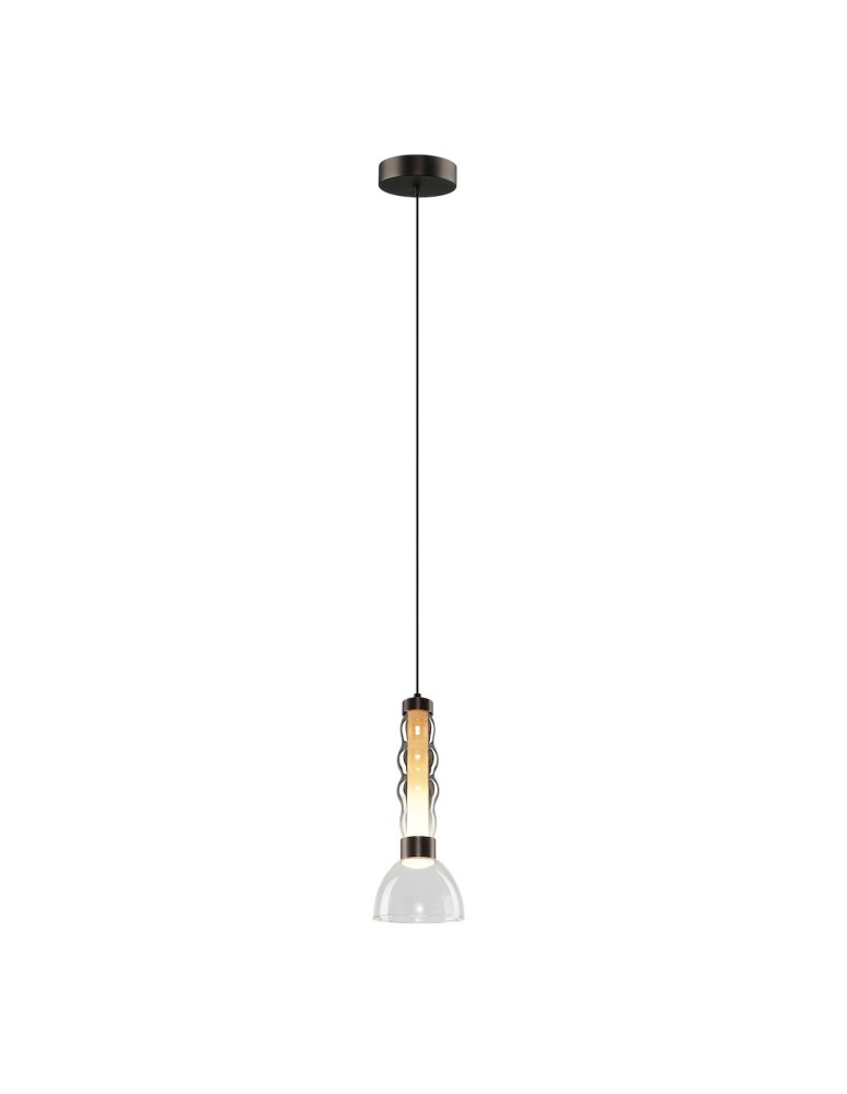 Single pendant lamps - Milagro LUCCO smoked 13W pendant lamp ML1417 - product kolory-swiatla.pl 6