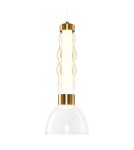 Single pendant lamps - Milagro LUCCO amber 13W pendant lamp ML1418 - product 2