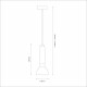 Milagro Lampa wisząca LUCCO amber 13W ML1418
