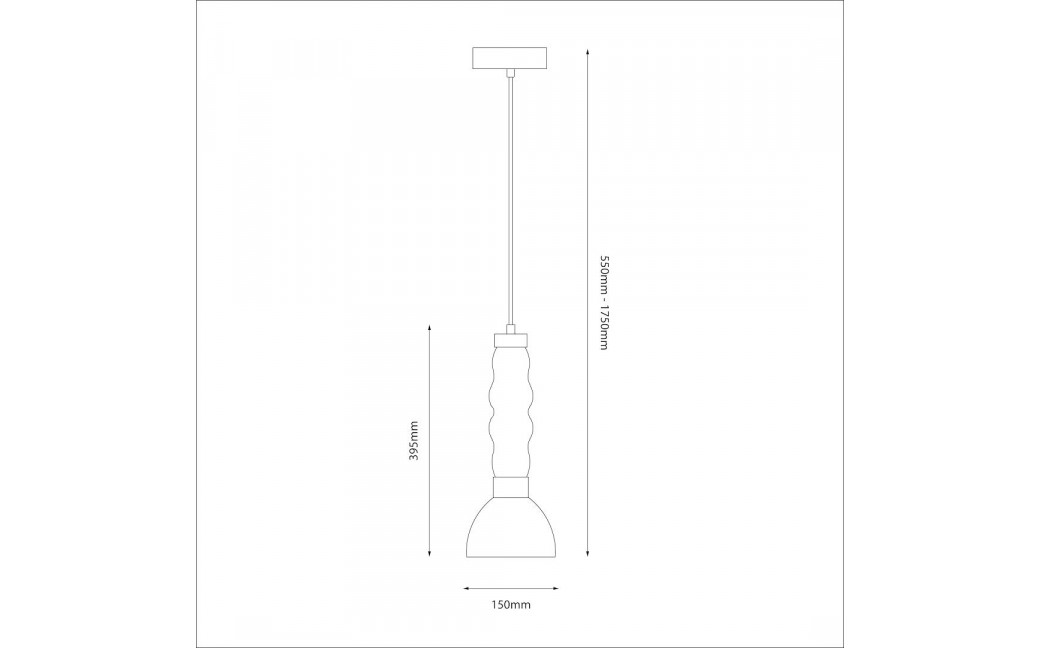 Milagro Lampa wisząca LUCCO amber 13W ML1418