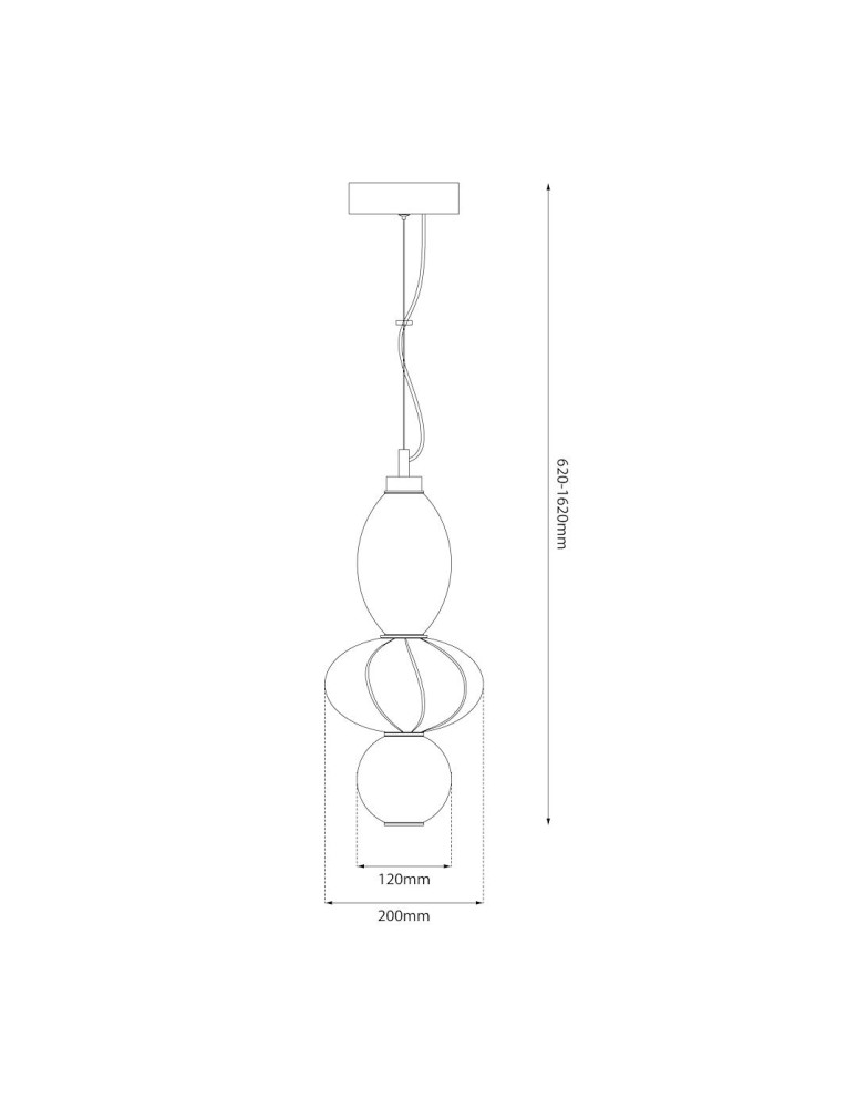 Single pendant lamps - Milagro ASCOLI 18W LED pendant lamp ML1420 - product kolory-swiatla.pl 5