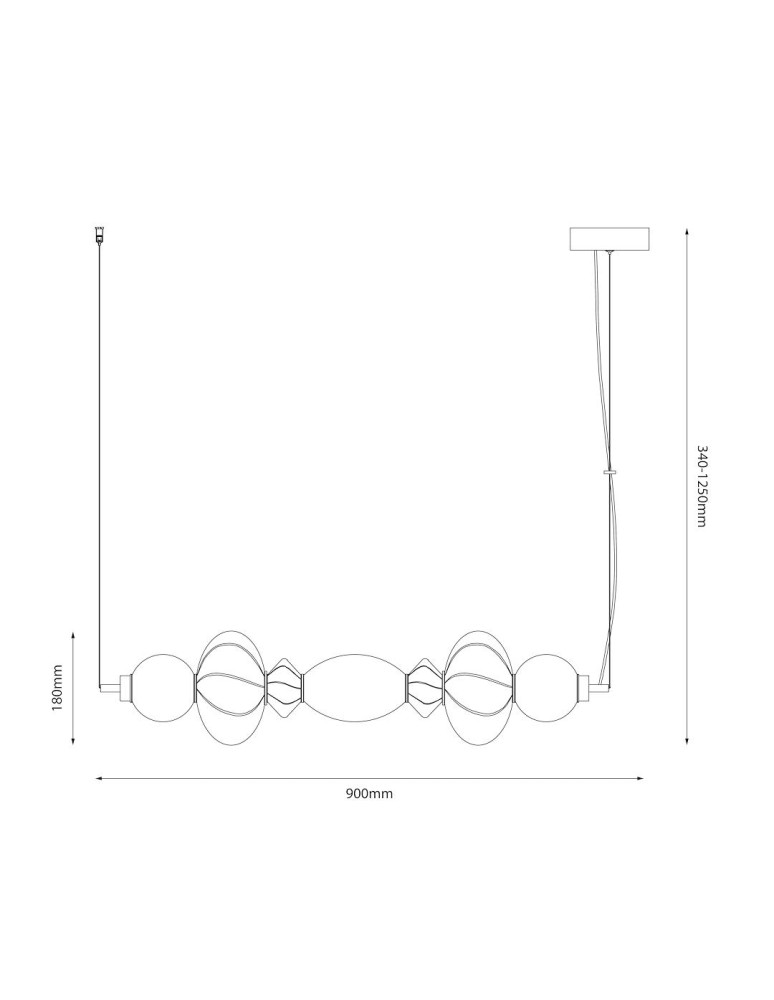 Designer pendant lamps - Milagro ASCOLI 24W LED pendant lamp ML1421 - product kolory-swiatla.pl 5