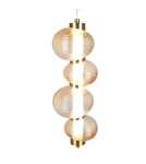 Single pendant lamps - Milagro BOLLA GOLD 17W LED pendant lamp ML1422 - product 2