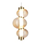 Single pendant lamps - Milagro BOLLA GOLD 12W LED pendant lamp ML1424 - product 2
