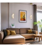Single pendant lamps - Milagro BOLLA GOLD 12W LED pendant lamp ML1424 - product 4