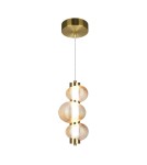 Single pendant lamps - Milagro BOLLA GOLD 12W LED pendant lamp ML1424 - product 6