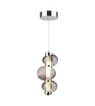 Single pendant lamps - Milagro BOLLA SMOKED 12W LED pendant lamp ML1425 - product 1