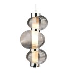 Single pendant lamps - Milagro BOLLA SMOKED 12W LED pendant lamp ML1425 - product 2