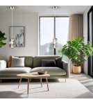 Single pendant lamps - Milagro BOLLA SMOKED 12W LED pendant lamp ML1425 - product 4