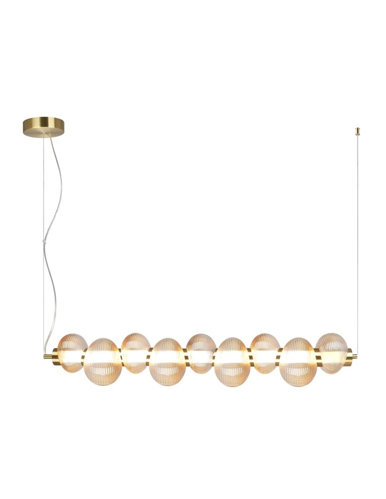 Designer pendant lamps - Milagro BOLLA GOLD 32W LED pendant lamp ML1426 - product kolory-swiatla.pl 1