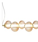 Designer pendant lamps - Milagro BOLLA GOLD 32W LED pendant lamp ML1426 - product 2
