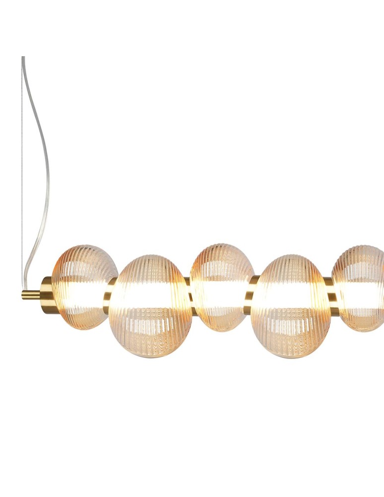 Designer pendant lamps - Milagro BOLLA GOLD 32W LED pendant lamp ML1426 - product kolory-swiatla.pl 2