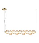 Designer pendant lamps - Milagro BOLLA GOLD 32W LED pendant lamp ML1426 - product 6