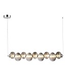 Designer pendant lamps - Milagro BOLLA SMOKED 32W LED pendant lamp ML1427 - product 1