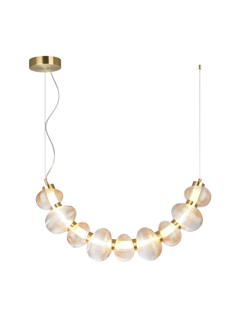 Designer pendant lamps - Milagro BOLLA GOLD 36W LED pendant lamp ML1428 - product kolory-swiatla.pl 1